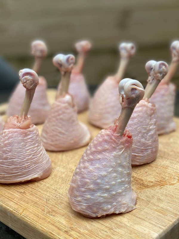 προετοιμασία για γλειφιτσούρια μπουτάκια κοτόπουλο