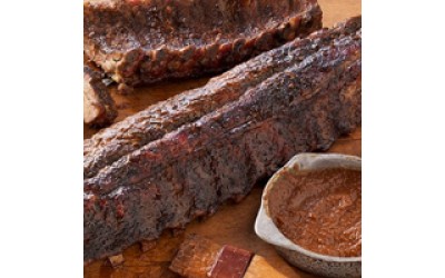 Ribs με καφέ και σάλτσα barbeque Ribs με καφέ και σάλτσα barbeque