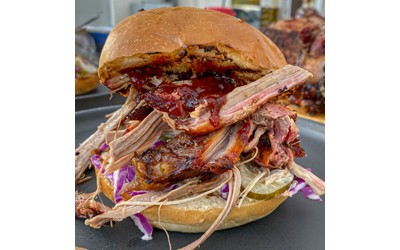 BBQ Pulled Pork Burger BBQ Pulled Pork Burger