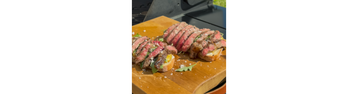 Open-Faced Steak Sandwich