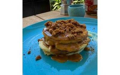 Αφράτα Pancakes µε Biscoff Αφράτα Pancakes µε Biscoff