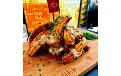 Barbeque Garlic Parmesan Corn Ribs