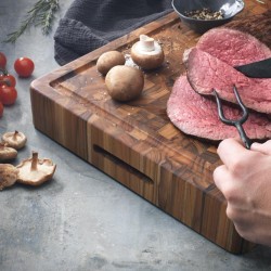 Ξύλο Κοπής & Σερβιρίσματος 50.8 x 35.6 x 6.4 εκ. | TEAKHAUS Butcher Block Ξύλο Κοπής & Σερβιρίσματος 50.8 x 35.6 x 6.4 εκ. | TEAKHAUS Butcher Block