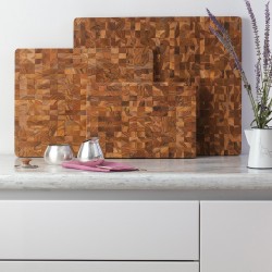 Ξύλο Κοπής με ρυάκι & χερούλια 36x26x2.5 εκ. | TEAKHAUS Scandi Ξύλο Κοπής με ρυάκι & χερούλια 36x26x2.5 εκ. | TEAKHAUS Scandi
