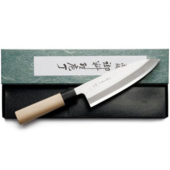 Μαχαίρι Deba 15 Εκατ. με Λαβή Βελανιδιάς Japanese Mv