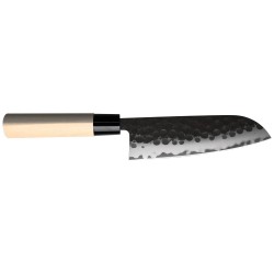 Μαχαίρι Santoku 16.5 εκατ. Σφυρήλατο με Λαβή Μανόλιας Hammered Μαχαίρι Santoku 16.5 εκατ. Σφυρήλατο με Λαβή Μανόλιας Hammered