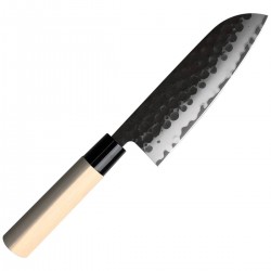 Μαχαίρι Santoku 16.5 εκατ. Σφυρήλατο με Λαβή Μανόλιας Hammered Μαχαίρι Santoku 16.5 εκατ. Σφυρήλατο με Λαβή Μανόλιας Hammered