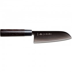 Μαχαίρι Santoku 16.5 εκατ. με Λαβή Καστανιάς Black Zen Μαχαίρι Santoku 16.5 εκατ. με Λαβή Καστανιάς Black Zen