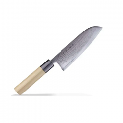 Μαχαίρι Santoku 16.5 εκατ. από δαμασκηνό ατσάλι με λαβή μανόλιας Shippu White Μαχαίρι Santoku 16.5 εκατ. από δαμασκηνό ατσάλι με λαβή μανόλιας Shippu White