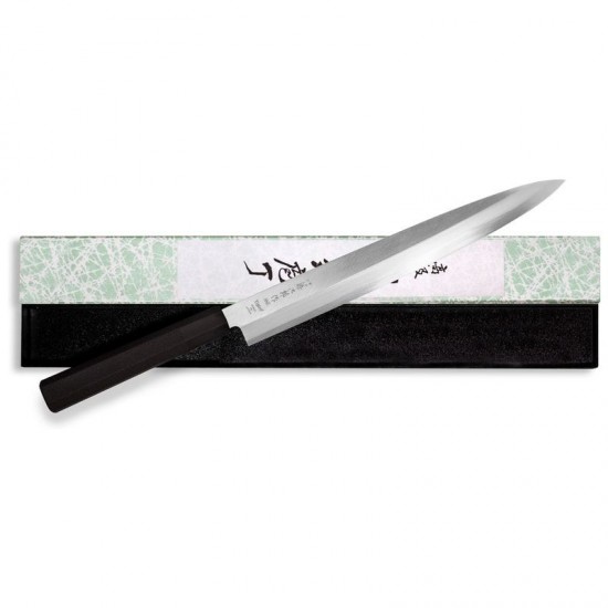 Μαχαίρι Yanagi-Sashimi 30 εκατ. με Λαβή από Ελαστομερές Υλικό MV2