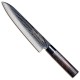 Μαχαίρι Σεφ 24 εκατ. από Δαμασκηνό Ατσάλι με Λαβή Καστανιάς Shippu Black