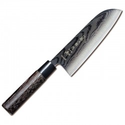 Μαχαίρι Santoku 16.5 εκατ. από Δαμασκηνό Ατσάλι με Λαβή Καστανιάς Shippu Black Μαχαίρι Santoku 16.5 εκατ. από Δαμασκηνό Ατσάλι με Λαβή Καστανιάς Shippu Black