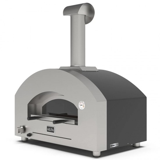 Φούρνος Αερίου Alfa Futuro 2 Pizze Silver Black - FXFT-2P-GSB Φούρνος Αερίου Alfa Futuro 2 Pizze Silver Black - FXFT-2P-GSB