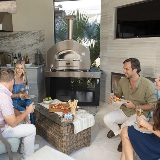 Φούρνος Αερίου Alfa Futuro 2 Pizze Silver Black - FXFT-2P-GSB Φούρνος Αερίου Alfa Futuro 2 Pizze Silver Black - FXFT-2P-GSB