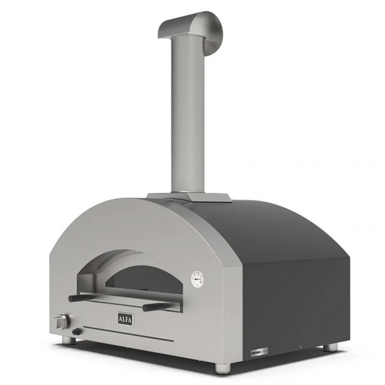 Φούρνος Αερίου Alfa Futuro 4 Pizze Silver Black - FXFT-4P-GSB Φούρνος Αερίου Alfa Futuro 4 Pizze Silver Black - FXFT-4P-GSB
