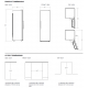 Ψυγείο Bertazzoni RLD60 F4F XNC Proffessional & Master Series - 186 x 60 εκ.