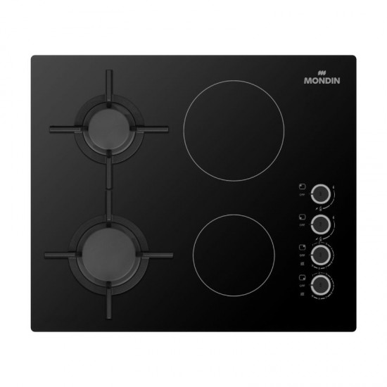 Mondin VD602BNEV LPG Εστία Υγραερίου & Ρεύματος Αυτόνομη 60 x 51εκ 