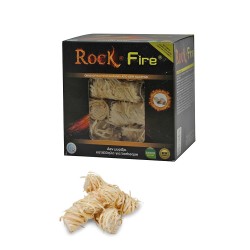 Οικολογικό Προσάναμμα με κερί Rock Fire 32 κομμάτια Οικολογικό Προσάναμμα με κερί Rock Fire 32 κομμάτια