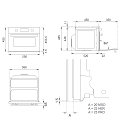 Bertazzoni F45 7 HER MW T AC Bertazzoni F45 7 HER MW T AC