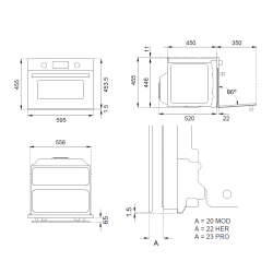 Bertazzoni F45 7 HER MW T AX Bertazzoni F45 7 HER MW T AX