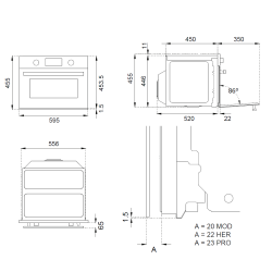 Bertazzoni F45 7 MOD MW T N Bertazzoni F45 7 MOD MW T N