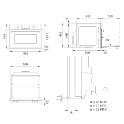 Bertazzoni F45 7 MOD MW T X Bertazzoni F45 7 MOD MW T X