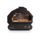 Glowen Raptor with Auto rotating pizza stone Black Multi-Fuel Pizza Oven