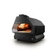 Glowen Raptor with Auto rotating pizza stone Black Multi-Fuel Pizza Oven
