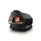 Glowen Raptor with Auto rotating pizza stone Black Multi-Fuel Pizza Oven