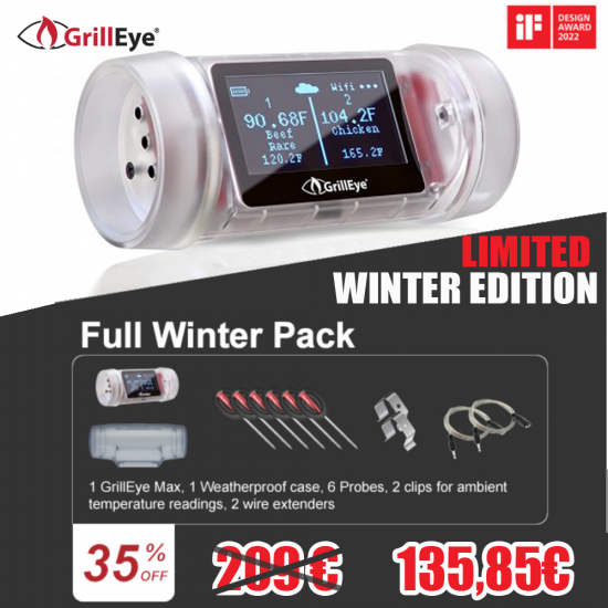 Θερμόμετρο GrillEye® Max - Full Winter Pack Θερμόμετρο GrillEye® Max - Full Winter Pack