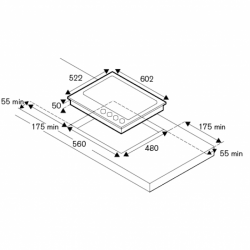 Bertazzoni P60 4L PRO NE T GN Εστία Φυσικού Αερίου Αυτόνομη 60.2 x 52.2 εκ. Bertazzoni P60 4L PRO NE T GN Εστία Φυσικού Αερίου Αυτόνομη 60.2 x 52.2 εκ.