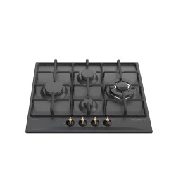 Glemgas GT 64 5AN GN Εστία Φυσικού Αερίου Αυτόνομη 58.5 x 50εκ.  Glemgas GT 64 5AN GN Εστία Φυσικού Αερίου Αυτόνομη 58.5 x 50εκ.