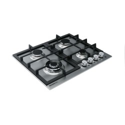 Glemgas GT D 64TH IX GN Εστία Φυσικού Αερίου Αυτόνομη Inox 56 x 48 εκ.  Glemgas GT D 64TH IX GN Εστία Φυσικού Αερίου Αυτόνομη Inox 56 x 48 εκ.