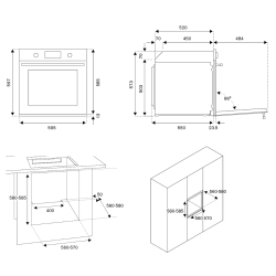 Bertazzoni F60 9 PRO E S X Bertazzoni F60 9 PRO E S X