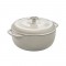 Μαντεμένιο Dutch Oven 5.68 Lt με Επισμάλτωση Πορσελάνης Oyster - Lodge Μαντεμένιο Dutch Oven 5.68 Lt με Επισμάλτωση Πορσελάνης Oyster - Lodge