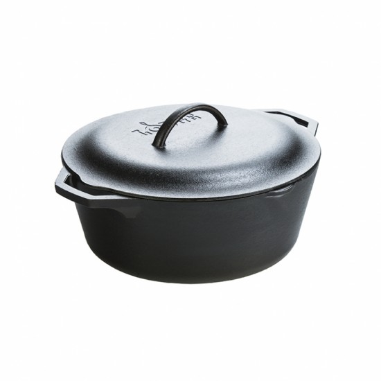 Μαντεμένιο Dutch Oven 6.62 Lt με Μαντεμένιο Καπάκι - Lodge