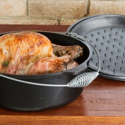 Μαντεμένιο Dutch Oven 8.52 Lt με Μαντεμένιο Καπάκι και Σπειροειδή Λαβή - Lodge Μαντεμένιο Dutch Oven 8.52 Lt με Μαντεμένιο Καπάκι και Σπειροειδή Λαβή - Lodge