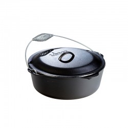 Μαντεμένιο Dutch Oven 8.52 Lt με Μαντεμένιο Καπάκι και Σπειροειδή Λαβή - Lodge Μαντεμένιο Dutch Oven 8.52 Lt με Μαντεμένιο Καπάκι και Σπειροειδή Λαβή - Lodge