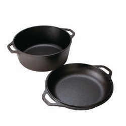 Combo Μαντεμένιο Μαντεμένιο Βαθύ Τηγάνι 4.73 lt Με Μαντεμένιο Καπάκι-Τηγάνι 27.18 εκ. - Lodge Combo Μαντεμένιο Μαντεμένιο Βαθύ Τηγάνι 4.73 lt Με Μαντεμένιο Καπάκι-Τηγάνι 27.18 εκ. - Lodge