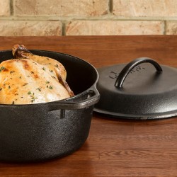 Μαντεμένιο Dutch Oven 4.73 Lt με Μαντεμένιο Καπάκι - Lodge Μαντεμένιο Dutch Oven 4.73 Lt με Μαντεμένιο Καπάκι - Lodge