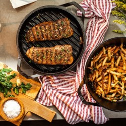 Μαντεμένιο Διπλό Σκεύος Chef Collection 5.67Lt - Lodge