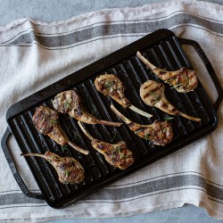 Μαντεμένια Πλάκα – Σχάρα Διπλής Όψης Chef Collection 49.53 x 25.40 εκ. – Lodge Μαντεμένια Πλάκα – Σχάρα Διπλής Όψης Chef Collection 49.53 x 25.40 εκ. – Lodge