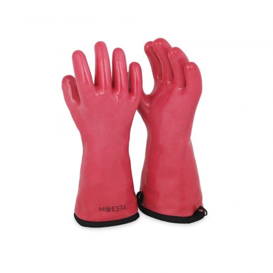 Γάντια HeatPro Σιλικόνης M Pink - MOESTA