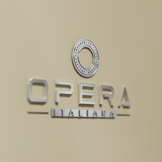 Ψυγειο δίπορτο Opera Italiana OFRMDP60CS Morricone Classic Crema  - 176x 61 εκ.