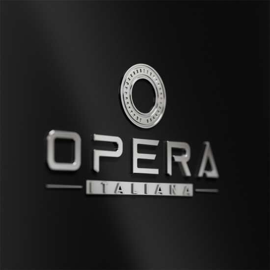 Ψυγειοκαταψύκτης Opera Italiana OFRMC70Ν Morricone Classic Nero Opaco- 192x 71 εκ.