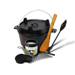 Μαντεμένιο Dutch Oven N.4 - 3.8 Λίτρα - Σετ 5 τεμαχίων Outdoorchef Μαντεμένιο Dutch Oven N.4 - 3.8 Λίτρα - Σετ 5 τεμαχίων Outdoorchef