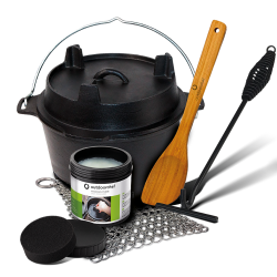 Μαντεμένιο Dutch Oven N.9 - 8.5 Λίτρα - Σετ 5 τεμαχίων Outdoorchef Μαντεμένιο Dutch Oven N.9 - 8.5 Λίτρα - Σετ 5 τεμαχίων Outdoorchef