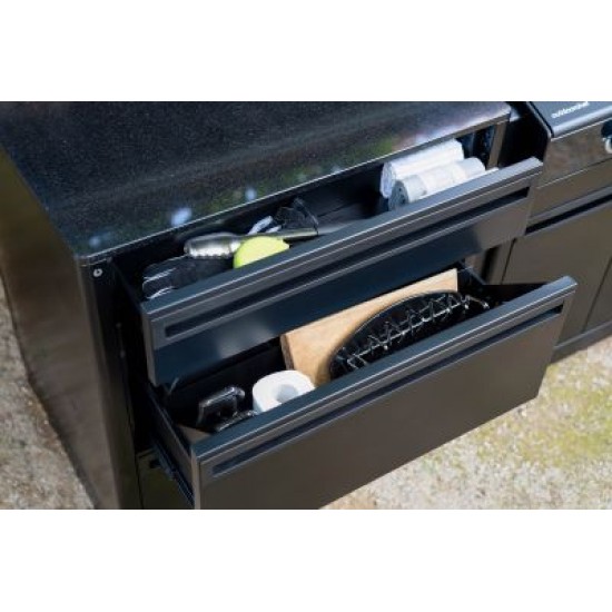 Μονάδα εξωτερικής κουζίνας με 3 συρτάρια HEAT Outdoorchef Μονάδα εξωτερικής κουζίνας με 3 συρτάρια HEAT Outdoorchef