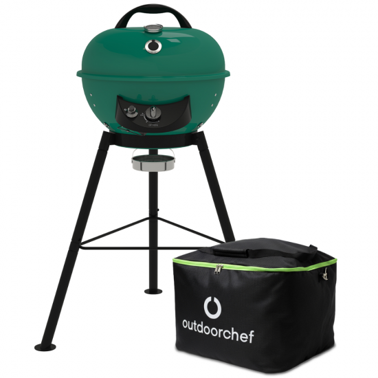 Outdoorchef CITY 420 G SE GREEN + Camping Bag - Limited edition