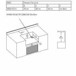 Outdoorchef Arosa 570 G H - ψησταριά υγραερίου εντοιχιζόμενη